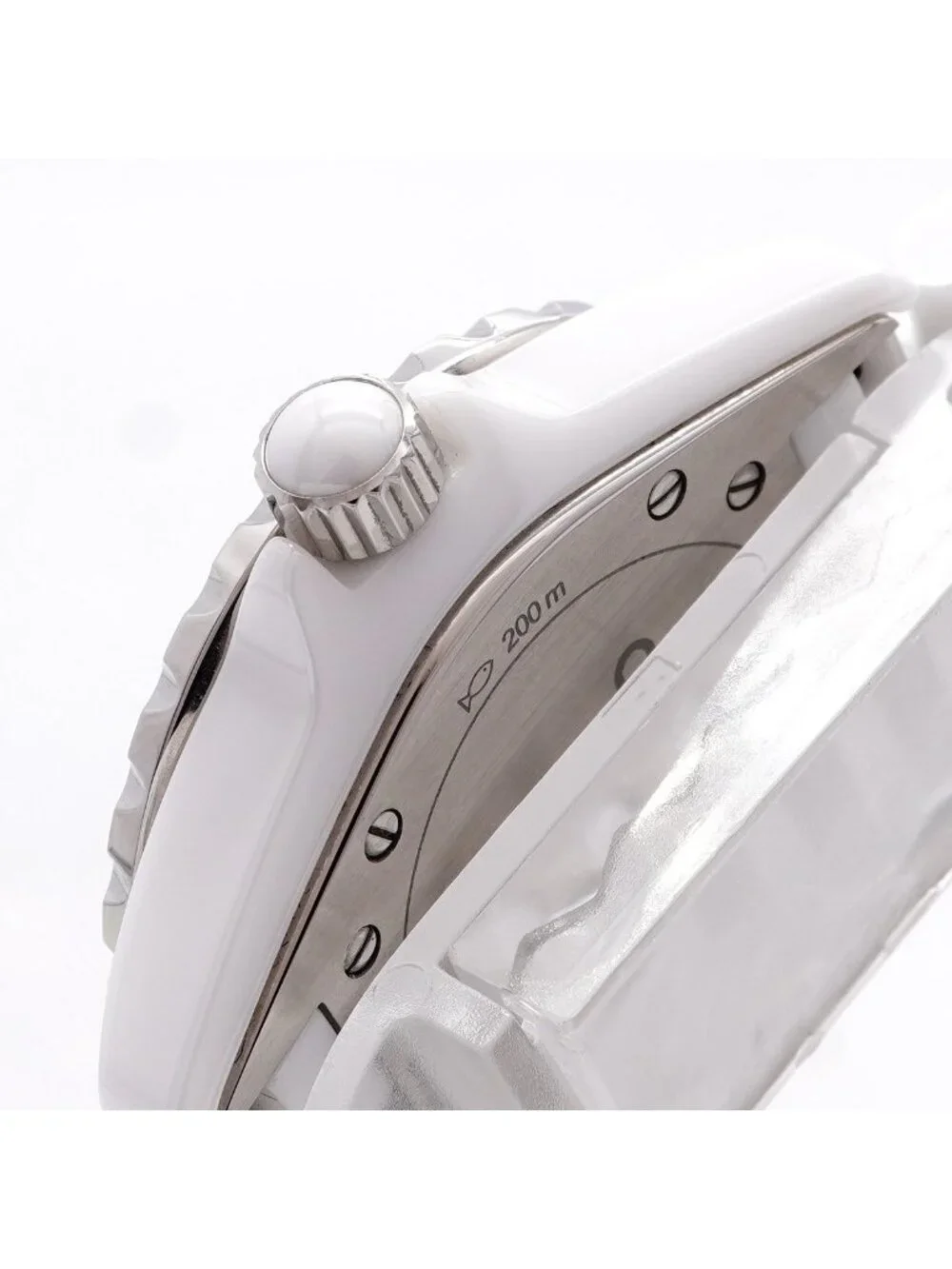 Chanel Diamond White Dial Watch
